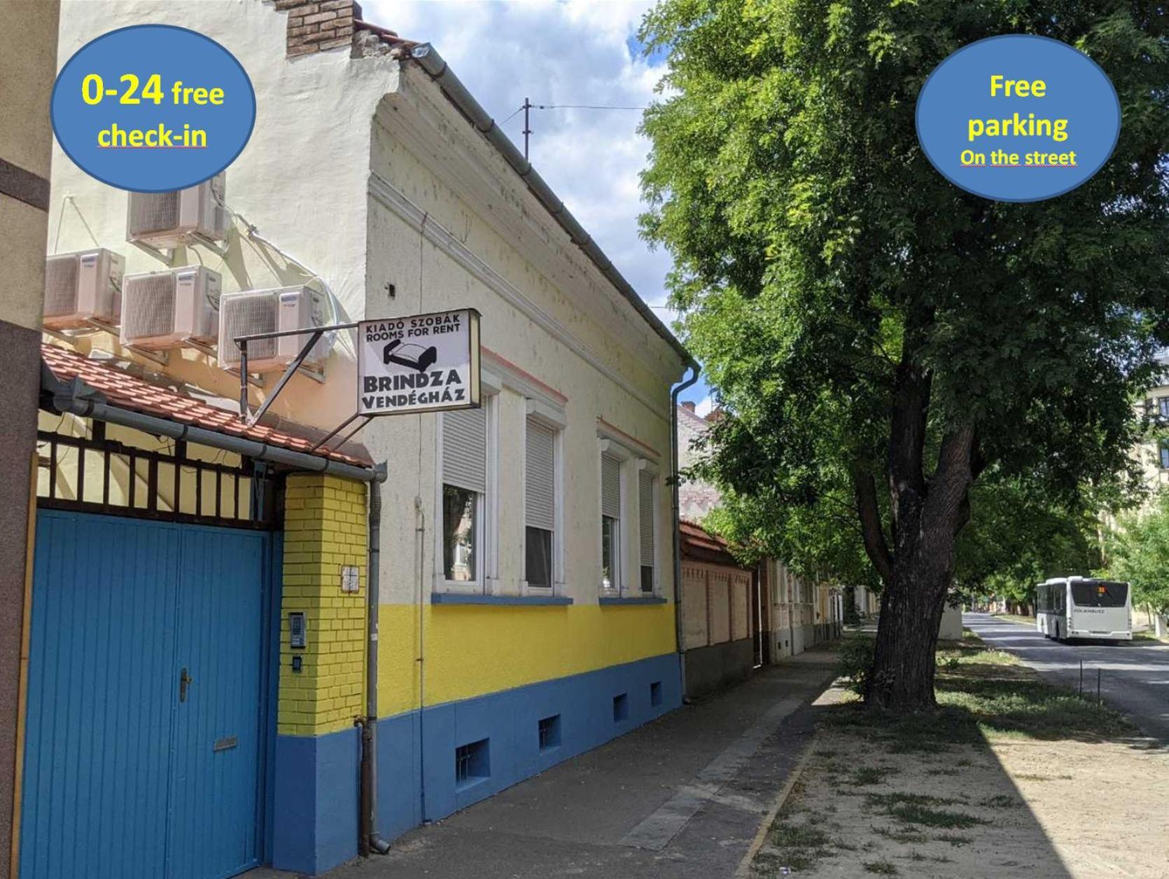 Brindza Vendégház Szegedin Exterior foto